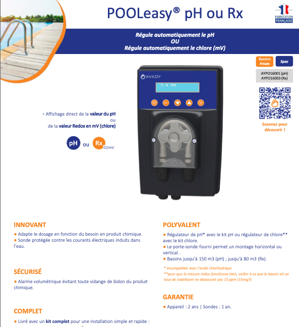 accessoire Régulateur pH